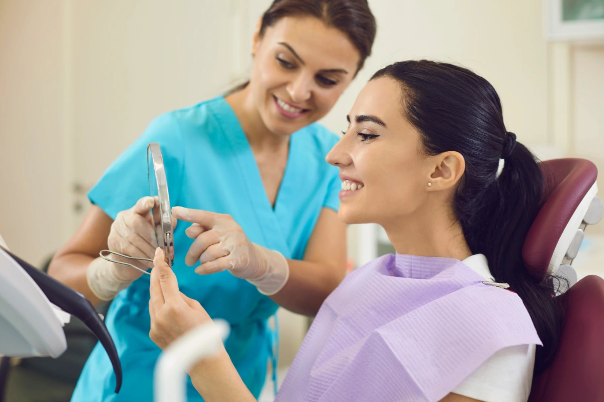 Dental Cleaning Before and After